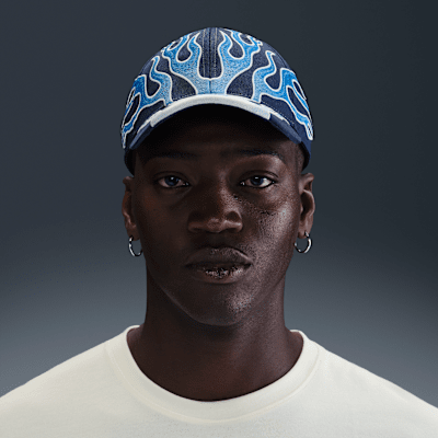 NIKE Flame Cap キャップ 炎 vintage ネイビー - メルカリ